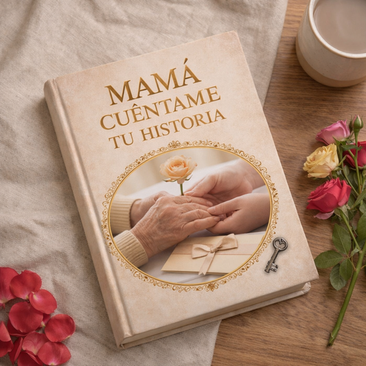Mamá cuentame tu historia - Libro digital listo para imprimir + 6 BONOS DE REGALO 🎁